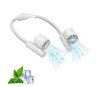 Ventilatore da collo | Indossabile regolabile a 90 gradi 3 velocità USB ricaricabile | Mini Ventilatore Tascabile Silenzioso - per estate interni esterni casa ufficio scuola viaggio pendolarismo cammi