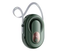 Ventilatore da collo personale - Piccoli ventilatori portatili a 5 velocità, strumento di raffreddamento ricaricabile da viaggio con display a LED, flusso d'aria portatile per ragazze, ragazzi, donne