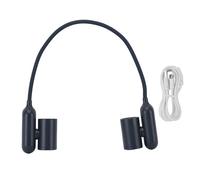 Ventilatore da collo portatile, alimentato a batteria Raffreddamento completo Ventilatori personali silenziosi Ricaricabile tramite USB forte Silenzioso Leggero Piccolo (Blu)