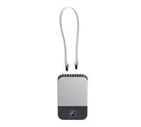 Ventilatore Da Collo Portatile Esterno, Mini Sospeso, 3 Marce, Forte, Senza Pale, Raffrescatore D'aria, USB 2000 MAh Clip A Mani Libere(Black)