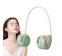 Ventilatore da collo portatile ricaricabile - ricaricabile senza lame a 3 velocità regolabile raffreddamento rapido - ventilatore da collo da viaggio - per interni ed esterni, sport