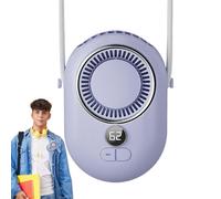 Ventilatore da collo portatile: ventilatore ricaricabile USB a 3 velocità, silenzioso e luce | Utilizzare la collezione di aria del ventilatore per attività outhor, escursioni, ufficio, spiaggia, s