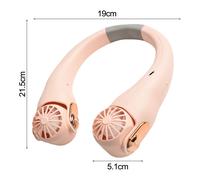 Ventilatore da collo ricaricabile leggero e comodo perfetto per viaggiare [EEK: A]