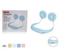 Ventilatore Da Collo Ricaricabile Portatile Design Cuffie 1000mAh 3
