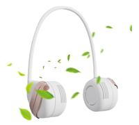 Ventilatore da collo ricaricabile, ricaricabile, senza lama, regolabile a 3 velocità, raffreddamento rapido, ventilatore da collo da viaggio, per interni, campeggio, sport, escursionismo