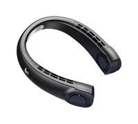 Ventilatore da collo senza pale, ricaricabile tramite USB, portatile | Durata della batteria di 8 ore e display a LED, frigorifero in ABS silenzioso senza grovigli, per uomini e donne