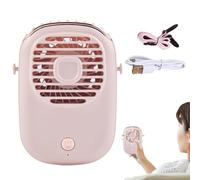 Ventilatore da collo silenzioso portatile ricaricabile personale | Piccola ventola di raffreddamento USB per casa, ufficio, viaggi, campeggio, escursionismo, spiaggia, bambini, uomini e donne