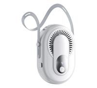 Ventilatore da collo - Ventilatore indossabile, da appendere al collo, mini ventilatore da vita, display a LED, per viaggi, all'aperto, escursionismo, campeggio, dispositivo di raffreddamento