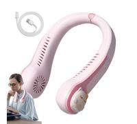 Ventilatore da collo - Ventilatore personale senza lama ricaricabile tramite USB, dispositivo di flusso d'aria silenzioso | Ventilatore indossabile a mani libere per alleviare il caldo, lavoro, studio