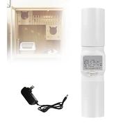 Ventilatore da condotto in linea da 2" 12V con regolatore di velocità, 6W 22CFM funzionamento silenzioso, ventilatori di scarico for bagno, cucina, tenda da coltivazione(Normal power,50/50MM)