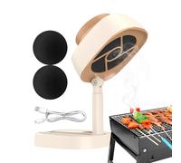 Ventilatore Da Cucina - Estrattore D'aria Per Cucina | Estrattore Da Scrivania Pieghevole Ricaricabile | Cappa Di Aspirazione Ad Angolo Regolabile A 5 Velocità | Unità Di Ventilazione Di Filtrazione