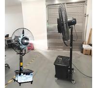 Ventilatore Da Esterno Con Nebulizzatore Con Nebulizzatore, Ventilatore A Piantana Oscillante Con 3 Velocità, Raffreddamento Ad Alta Potenza Con Serbatoio Da 42L(29in/750cm)