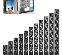 Ventilatore da finestra retrattile per uso domestico, ventilatore da finestra per camera da letto e cucina, 14-53 pollici a scelta, installazione a incasso senza necessità di forare, retrattile di 5 c