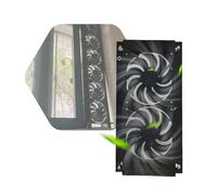 Ventilatore da finestra, senza fori, in metallo, silenzioso, con selezione dell'altezza da 40 a 120 cm, regolazione continua della velocità, ideale per camere da letto, soggiorni e animali domestici.