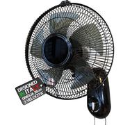Ventilatore da Muro Parete 36 cm con 3 Livelli di Velocità Pale in Polipropilene