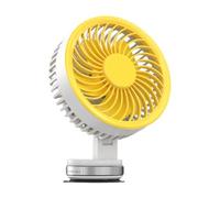 Ventilatore da parete, circolatore ricaricabile USB, design a ventosa da 3000 mAh, 16,5 x 5,4 x 5,7 cm, soluzione silenziosa per camera da letto, garage, negozio, fabbrica, magazzino, patio