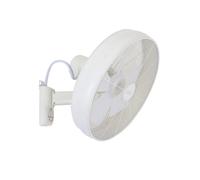 Ventilatore Da Parete Con Telecomando Breeze Wall Bianco Retro Con Timer [EEK: Non valutato]