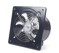 Ventilatore da parete industriale da 80 W, 2800 giri/min, 850 m³/h, con filtro a rete, ventilatore di scarico in metallo, per cantina, garage, cucina, 25 x 25 x 15 cm