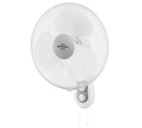 Orbegozo WF 0139 Ventilador de Pared Eficiente y Seguro - Aspas de 40cm - 3 Velocidades - Cabezal Multi Orientable - Rejilla de