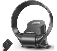 Ventilatore da Parete per La Casa Senza Pale, Ventilatore Elettrico da Parete per Camera da Letto, Piccolo Ventilatore Elettrico da Tavolo Silenzioso Commerc, Black, Length 35.6cm x Width 23.5cm