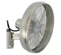 Ventilatore Da Parete Retro Design Breeze Con Telecomando Vari Colori