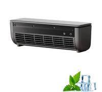 Ventilatore da parete ricaricabile tramite USB, ventola a circolazione d'aria silenziosa da 10 dB per camera da letto, ufficio, cucina, soluzione di raffreddamento portatile e senza foratura