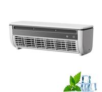 Ventilatore da parete ricaricabile tramite USB, ventola silenziosa da 10 dB per camera da letto, ufficio e cucina, soluzione di raffreddamento senza fori, design portatile