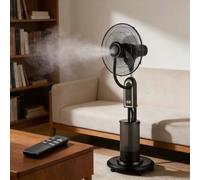 Ventilatore da Pavimento con Serbatoio 4L, Raffrescatore ad Acqua
