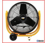 Ventilatore da Pavimento e Parete Industriale CATERPILLAR hdv24ac Potente Ruote