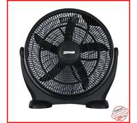 VENTILATORE DA TAVOLO ALTA VELOCITA' DIAMETRO 40 CM COLORE NERO ZBF04CM