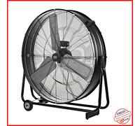 Ventilatore da Pavimento Industriale Alta Potenza cfg Uragano100 ev102 con Ruote [EEK: B]