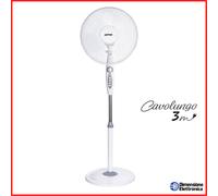 Ventilatore da Pavimento Piantana terra Silenzioso Potente ZEPHIR PBA41TM Timer