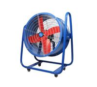 Ventilatore da pavimento, ventilatore elettrico, ventilatore elettrico industriale, ventilatore a palo mobile, ventilatore assiale, potente ventilatore di estrazione (16 pollici)