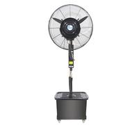 Ventilatore da pavimento, ventilatore nebulizzatore portatile con serbatoio d'acqua per il raffreddamento, ideale per campeggio, pesca, viaggi e feste in giardino, adatto per uso interno ed