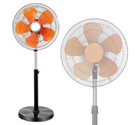Ventilatore da pavimento, ventilatore verticale da pavimento, ventilatore di raffreddamento elettrico portatile, per uso in casa/palestra/ufficio, 5 impostazioni di velocità, circolo (dimensioni: 45,7