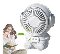 Ventilatore Da Scrivania Astronauta - 3,74 X 2,91 X 4,53 Pollice Materiale ABS, Dispositivo Di Raffreddamento Divertente Di Forma Creativa, Alimentazione Ricaricabile | Tenda Da Ginnastica Scolastica