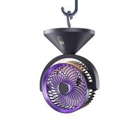 Ventilatore Da Scrivania Circolante | Ventilatore Ricaricabile Ad Aria Circolante con Cento Velocità | Macchina Rinfrescante Portatile Con Display Digitale Per Comodino In Camera Universit