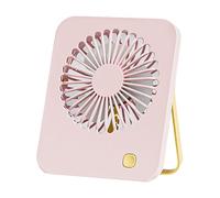 Ventilatore da scrivania compatto - Ventilatore d'aria compatto inclinabile a 180°, ventilatore USB portatile con maniglia per scuola all'aperto, da spiaggia, giardino, palestra, campeggio
