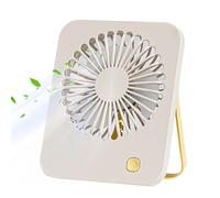 Ventilatore da scrivania, inclinabile a 180°, ventola silenziosa alimentata tramite USB, con manico, portatile, per palestra, spiaggia, viaggi, uso all'aperto, scrivania, scuola, giardino
