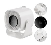 Ventilatore da scrivania intelligente girevole 220 gradi Breeze Through the Day