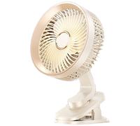 Ventilatore da Scrivania Ricaricabile 5 Funzionamento Silenzioso Display Digital