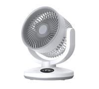 ventilatore da scrivania Ricaricabile con Display Digitale a 5 Velocità