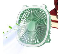 Ventilatore Da Scrivania Ricaricabile,Ventilatore Elettrico Portatile Silenzioso Con Luci Integrate | Di Raffreddamento Per Interni Ed Esterni: Camera Ufficio Spiaggia Campeggio