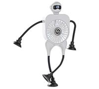 Ventilatore da scrivania, Robot Pieghevole a Cento Velocità - Ventilatore da Tavolo Flessibile - Per Donne Studenti Viaggiatori Appartamento Studio Camera da Letto Soggiorno Viaggio Sala Studente