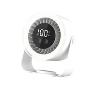 Ventilatore da scrivania salvaspazio USB piccolo portatile 9 velocità regolabile forte ventola di raffreddamento silenzioso per casa ufficio all'aperto raffreddamento