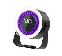 Ventilatore da scrivania salvaspazio USB piccolo portatile 9 velocità regolabile forte ventola di raffreddamento silenzioso per casa ufficio all'aperto raffreddamento