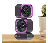 Ventilatore Da Scrivania Silenzioso | 100 Velocità Regolabili Oscillazione Automatica Display Digitale | Ventilatore Da Scrivania Silenzioso Ricaricabile,Per Casa Appartamento Camera Dormitorio Scuola