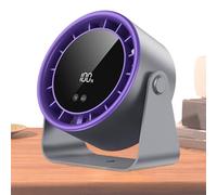 Ventilatore da scrivania Silenzioso Dispositivo di raffreddamento ultra silenzioso Display digitale a cento velocità Circolazione 'aria portatile Viaggio a mano Ufficio all'aperto Campeggio Compat