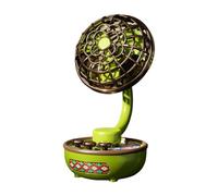 Ventilatore da scrivania silenzioso, raffreddamento ricaricabile ad angolo regolabile, ventilatore da comodino a batteria in stile retrò, per casa, camera da , ufficio, viaggi, campeggio