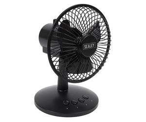 Ventilatore Da Scrivania USB Oscillante Sealey 3 Velocità 6" SFF6USB